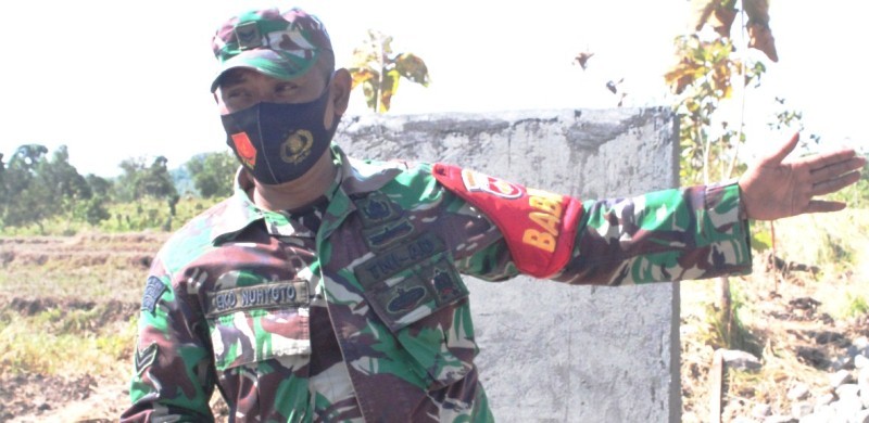 Terus Sosialisasikan Manfaat dan Tujuan TMMD Reguler ke Penjuru Desa Kalinusu Brebes