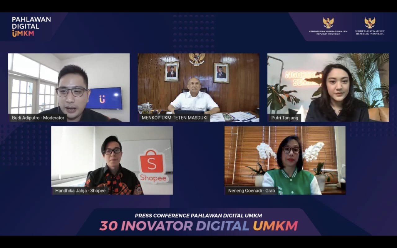 Sebanyak 30 Inovator Muda Terpilih Dalam Program Pahlawan Digital UMKM