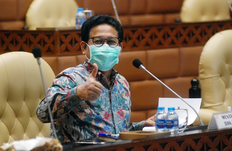 Mendes Raker Dengan Komisi V DPR RI