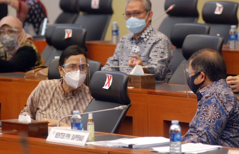 Menkeu Dan Menteri Bappenas Raker Dengan  Banggar DPR