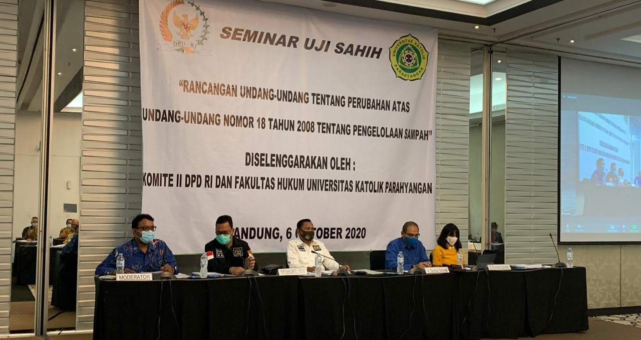 Komite II DPD RI Uji Sahih RUU Pengelolaan Sampah di Bandung dan Serang