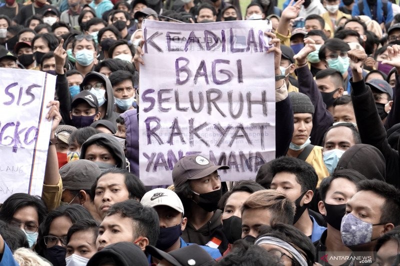 Antisipasi Demo UU Ciptaker, Lalu Lintas Sekitar Istana Dialihkan