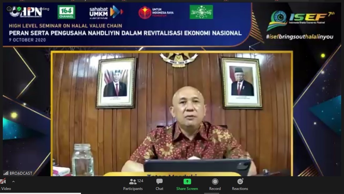 Teten Ajak Para Pengusaha Nahdliyin Kembangkan Koperasi Dan UMKM
