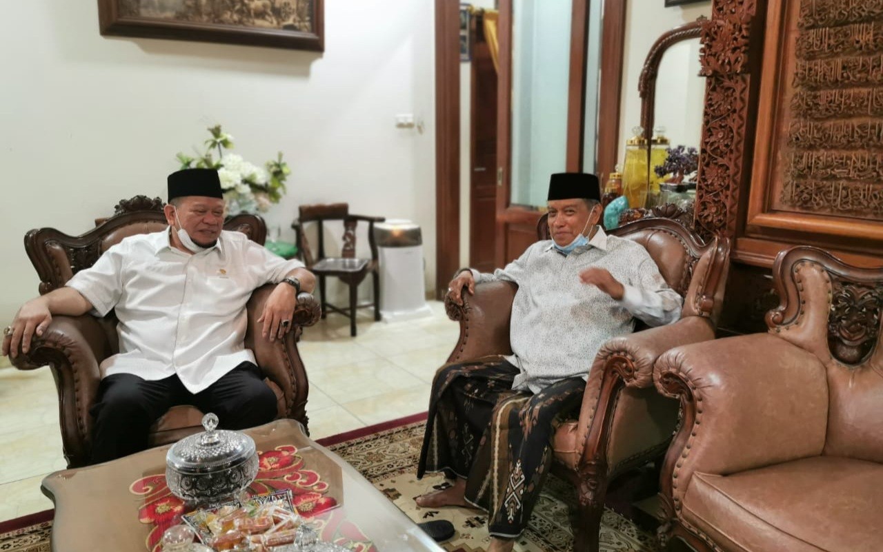 Jelang Reses, LaNyalla Temui Ketum PBNU Bicara Kebangsaan