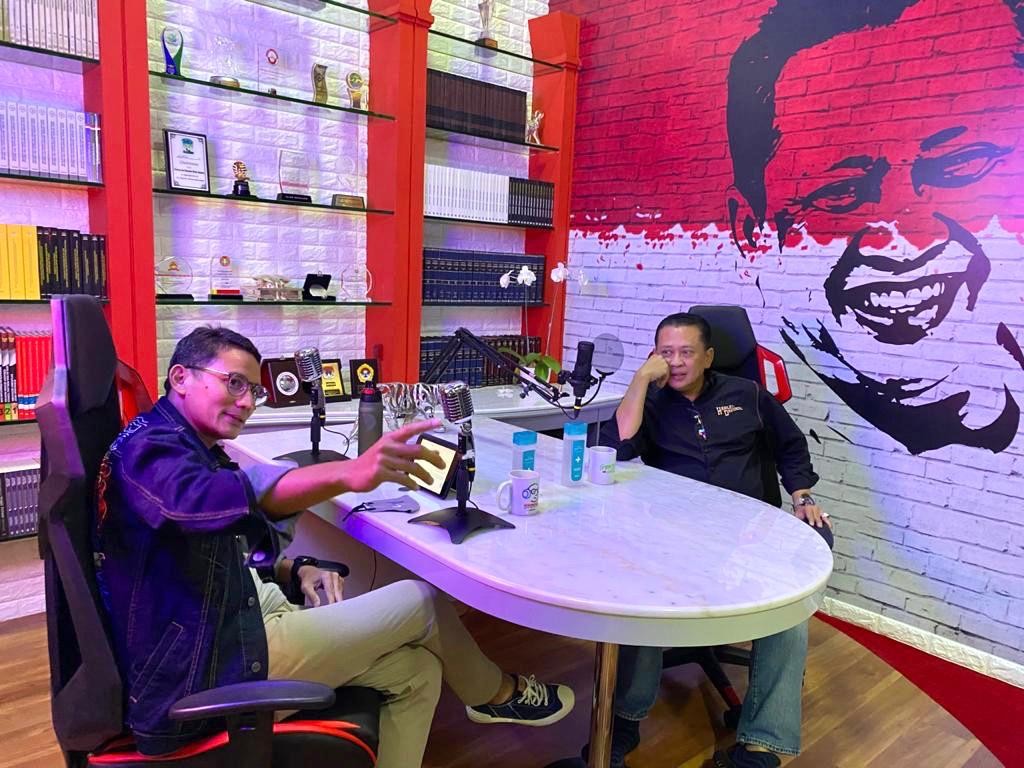 Bersama Sandiaga, Bamsoet Bahas RUU Cipta Kerja, Pengembangan dan Pemberdayaan UMKM