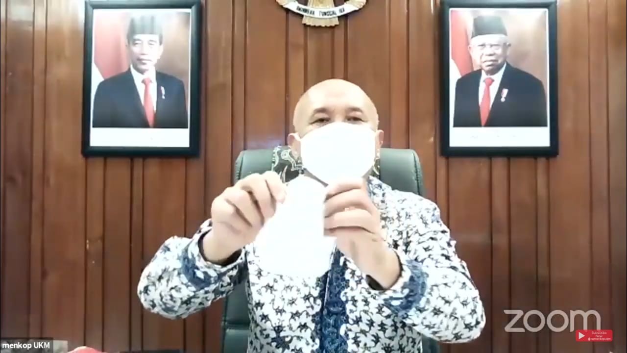 Pemerintan Libatkan Sembilan Agregator UMKM Untuk Produksi 27 Juta Potong Masker Kain