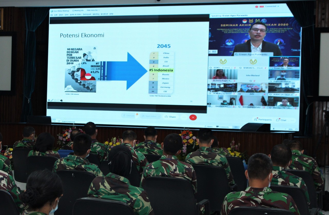 Seminar Akhir Pendidikan Seskoau A-57 Bahas Pembangunan SDM