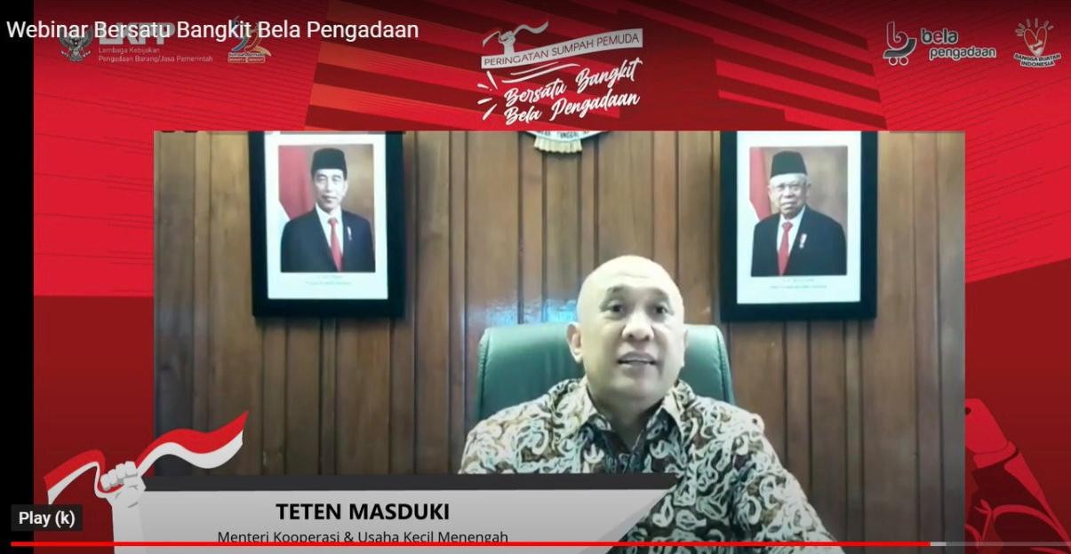 Menkop Dorong Instansi Pemerintah Belanja Produk UMKM
