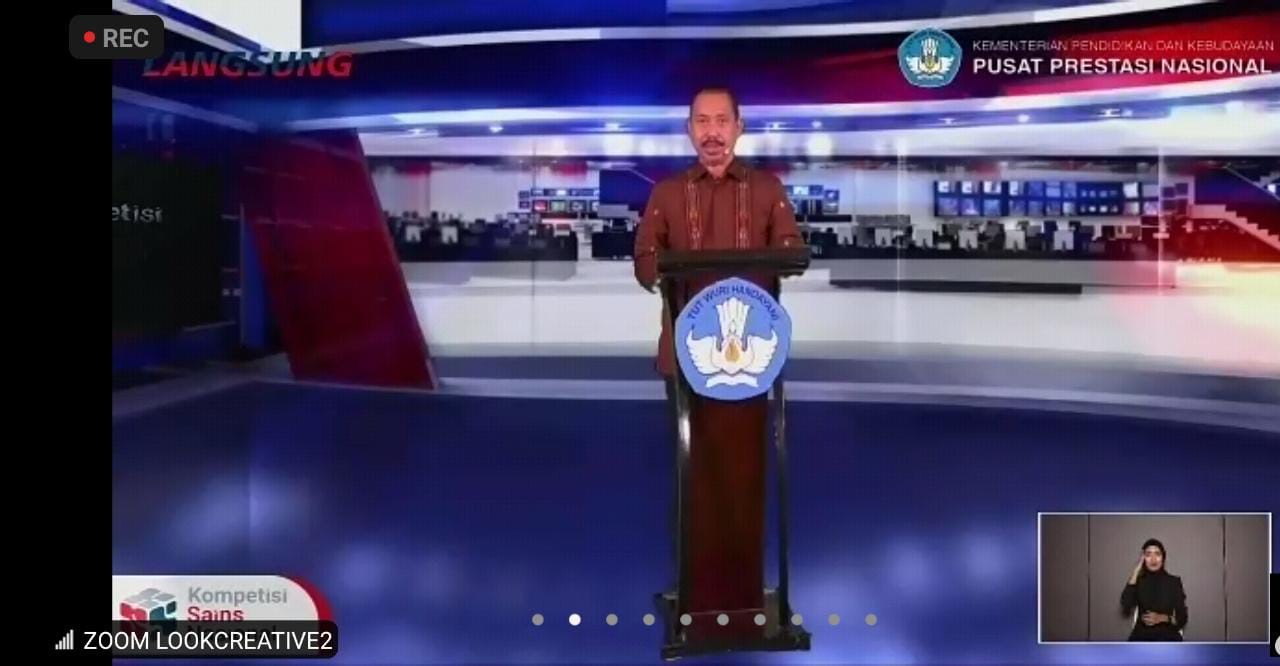 Kemendikbud: Pandemi Tidak Mampu Padamkan Keinginan Kita untuk Beprestasi