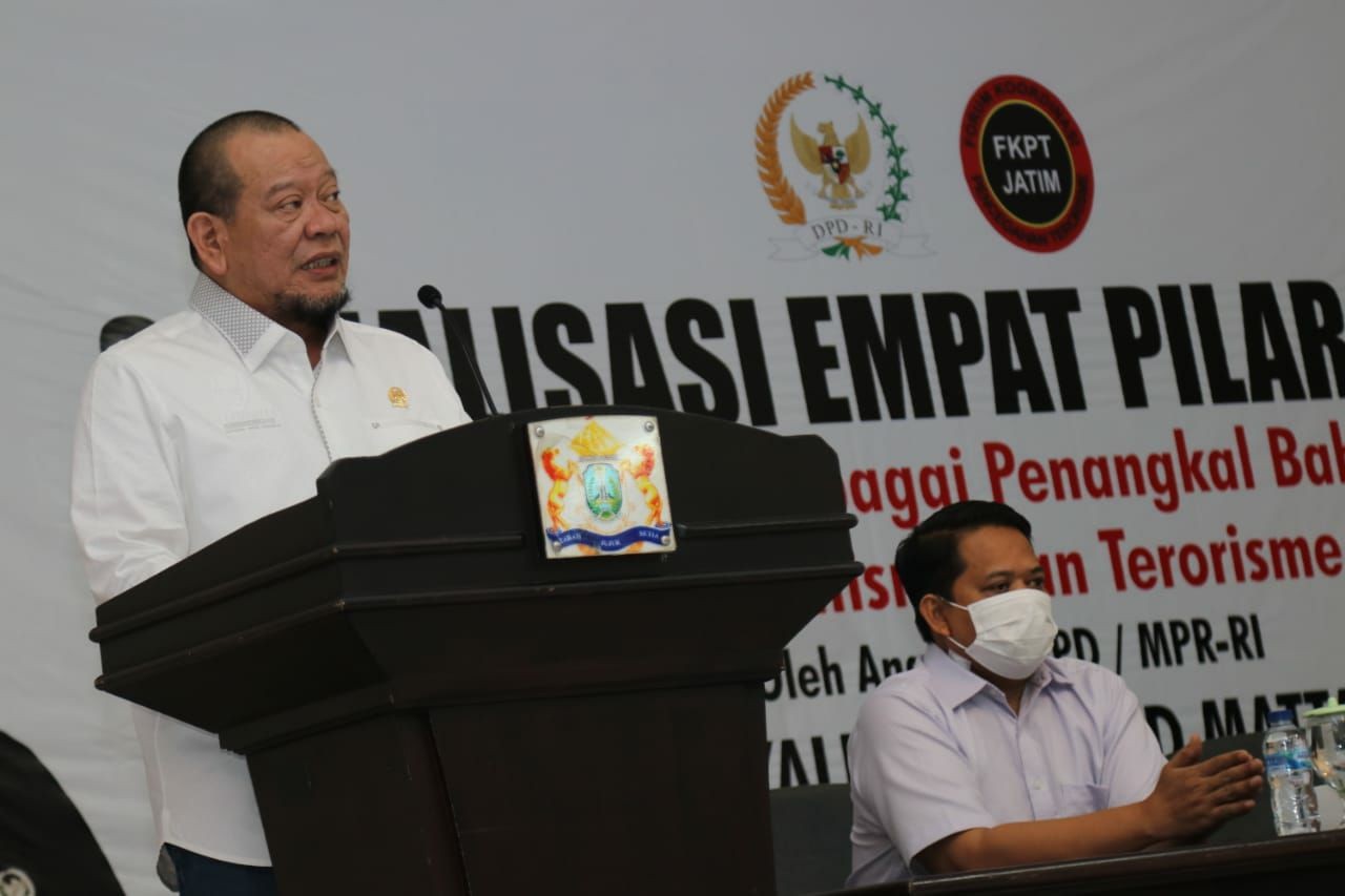 Bicara Pancasila dan radikalisme, LaNyalla Luruskan Pandangan yang Salah Terhadap Islam