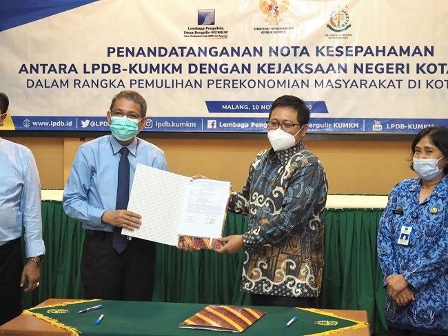 Cegah Penyalahgunaan Dana Bergulir, LPDB Gandeng Kejari Malang 