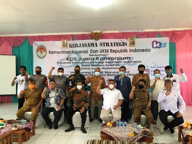 Duha Syariah Gandeng Kowargi Bantu Permodalan Warung-warung Kecil