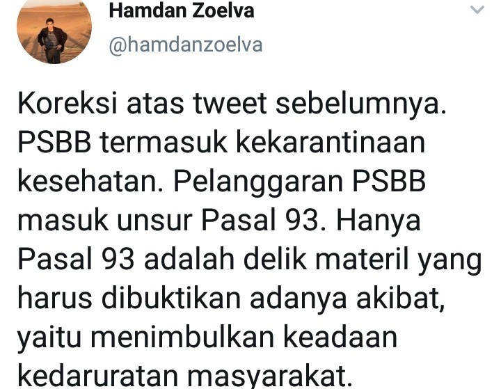 Soal Pasal Kekarantinaan, Mantan Ketua MK Koreksi Pernyataannya