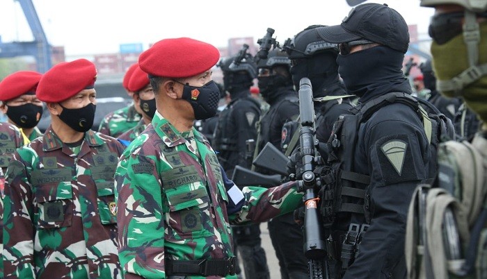 Dankoopssus TNI : TNI Tidak Akan Membiarkan Aksi Terorisme Mengancam