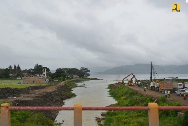 Dukung Pengembangan  Pariwisata Danau Toba, Jembatan Aek Tano Pongol Mulai Konstruksi