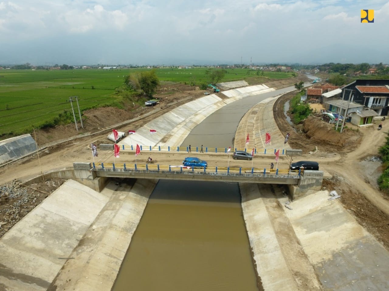 Siap Diresmikan, Floodway Cisangkuy  Tambah Kapasitas Penanganan Banjir di Bandung