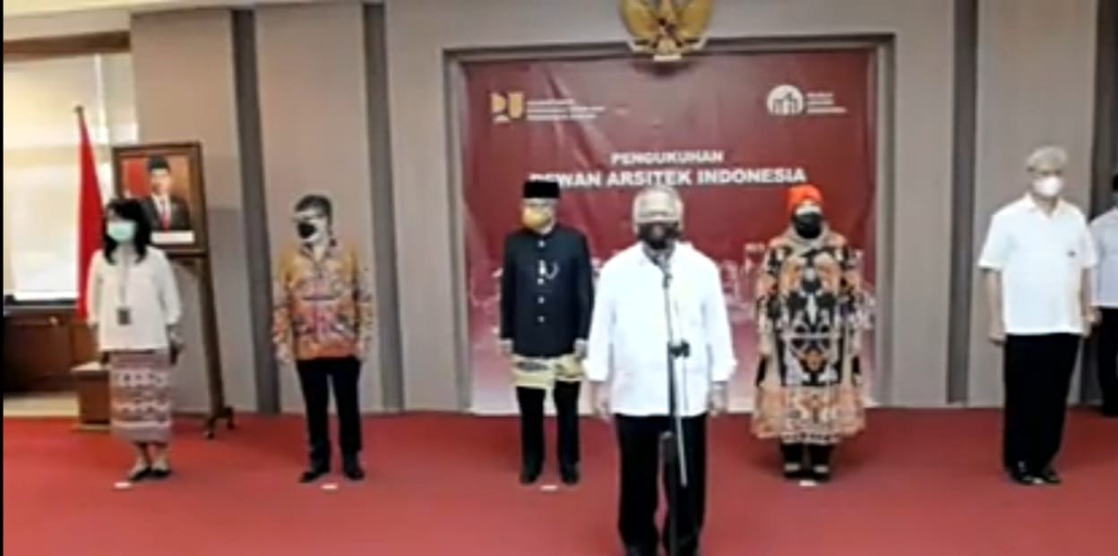 Lantik Dewan Arsitek Indonesia, Begini Wejangan Menteri PUPR