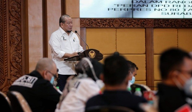 LaNyalla Minta Pemda dan Senator Pastikan Kenyamanan Pengungsi Gunung Lewotolok NTT