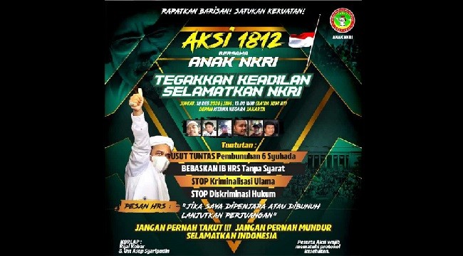 Tolak Aksi 1812, Tagar #DemoCovidMenanti Banjiri Media Sosial