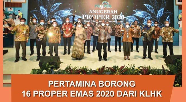 Borong 16 Penghargaan PROPER Emas 2020, Pertamina Perkuat Komitmen ESG