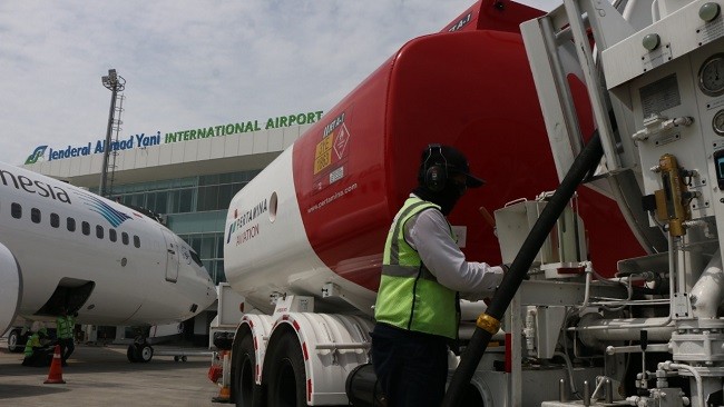 Masih Belum Pulih, Pertamina Tetap Siagakan Stok Avtur Seluruh Bandara di Wilayah Jawa Bagian Tengah
