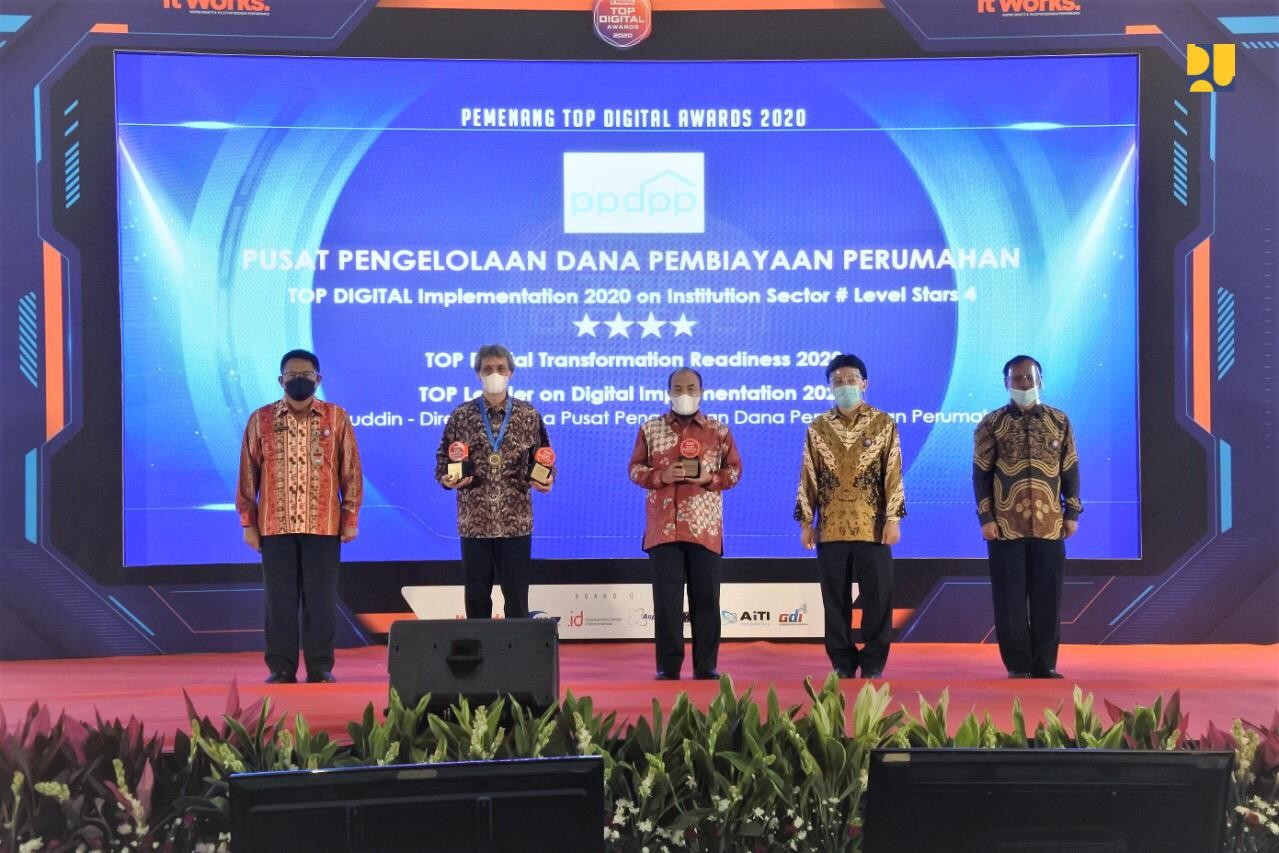 Terapkan Inovasi Digital Bidang Perumahan, PUPR Raih 3 Top Digital Awards 2020