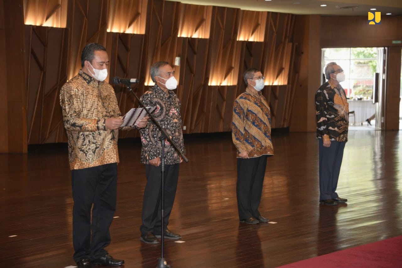 Menteri Basuki Lantik Pengurus LPJKN Periode 2021-2024