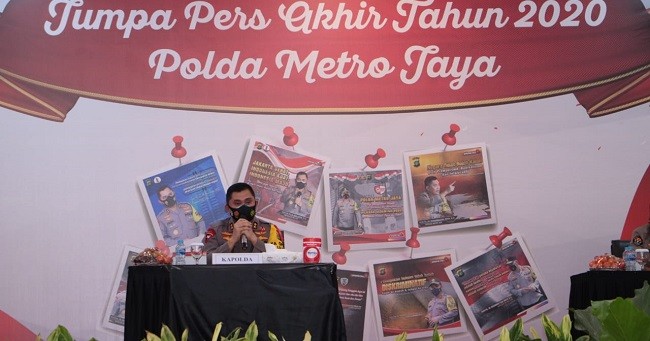 Meningkat 13 Persen, Polda Metro Pecat 45 Personel pada 2020