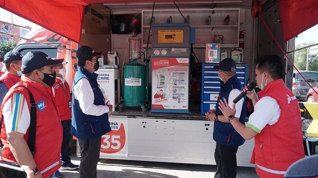 Satgas Nataru PT Pertamina Lubricants Pastikan Ketersediaan dan Layanan Pelumas Tetap Optimal