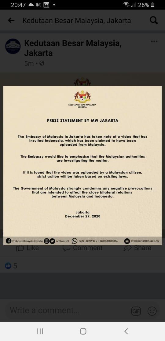 Malaysia Akan Ambil Tindakan Tegas terkait Kasus Lagu Indonesia Raya