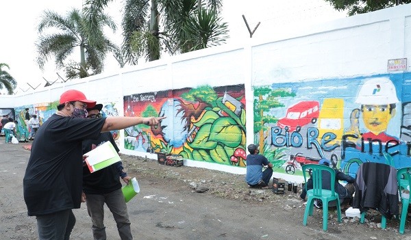 Fasilitasi Kreatifitas Seni Mural, Kilang Pertamina Cilacap Gelar Lomba Seni Menghias Dinding