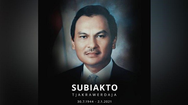 Menteri Koperasi Era Soeharto, Subiakto Tjakrawerdaja  Meninggal Dunia