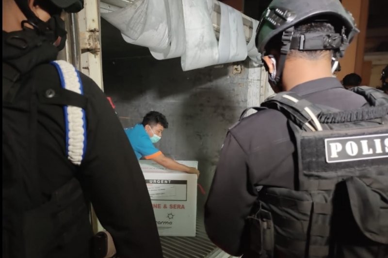 Vaksin COVID-19 Biofarma Tiba di Lampung
