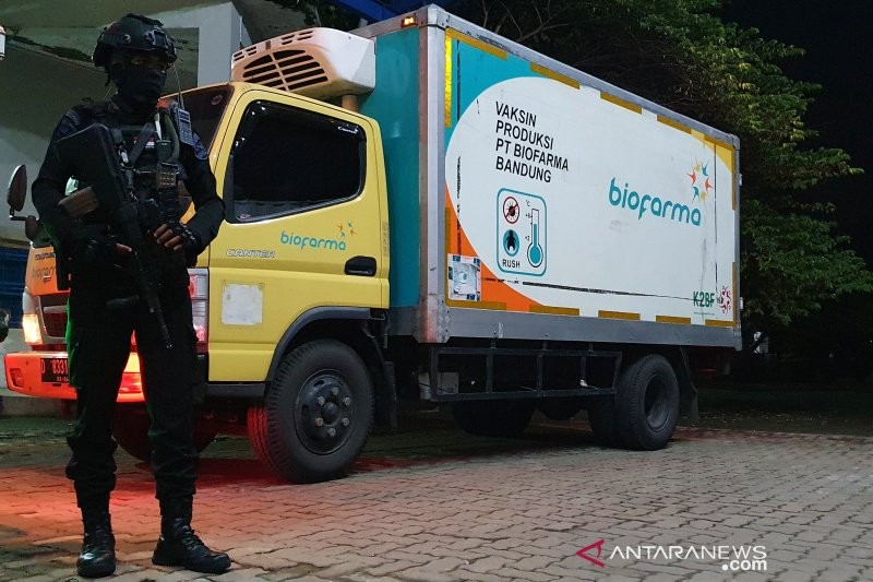 Sebanyak 62.560 Vaksin COVID-19 Tiba di Gudang Farmasi Jawa Tengah