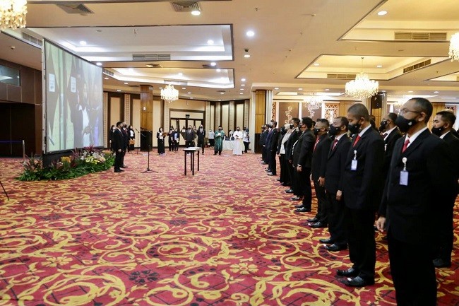 Siap Tancap Gas 2021, Dirut LPDB Lantik 51 Pejabat Struktural 
