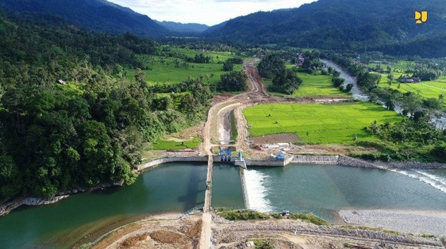 PUPR Bangun Sawah Laweh, Sanggup Aliri 3.273 Hektar Lahan Pertanian 
