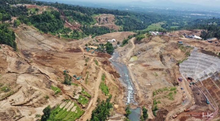 Meski Pandemi, Hutama Karya Tetap Kebut Pembangunan Bendungan Meninting