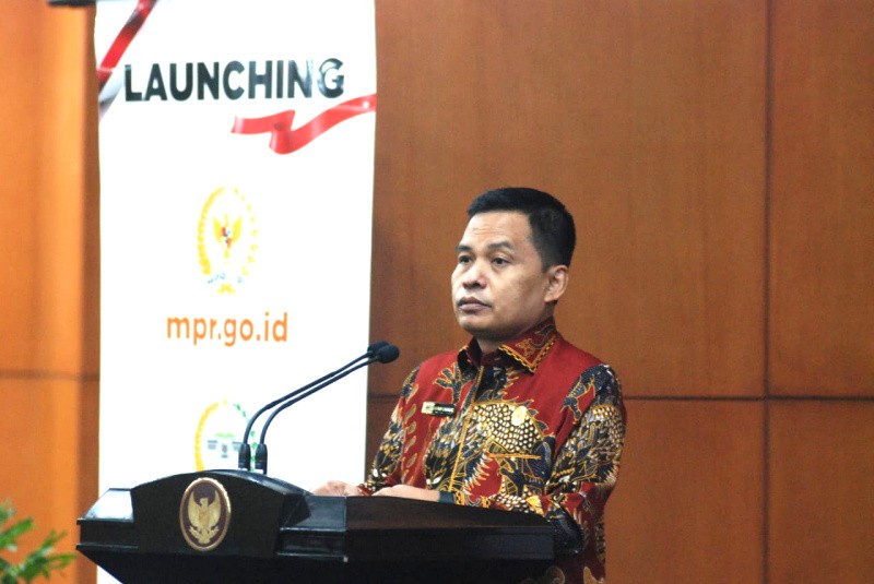Sekjen MPR RI Ma'ruf Cahyono Resmikan www.mpr.go.id dan www.sekjem.mpr.go.id