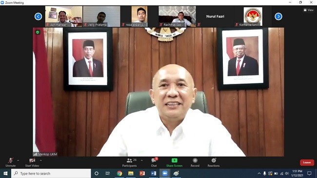 Teten: Di Negara Besar, Sektor Pertanian Maju karena Koperasi 
