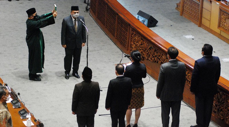 Pelantikan PAW Irwan Ardy Hasman