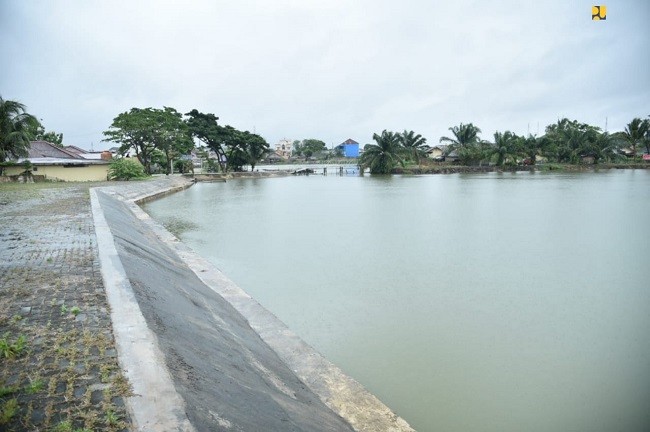 Dua Kolam Retensi Rampung Dibangun untuk Atasi Banjir di Palembang 