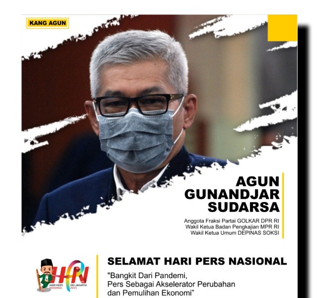 Agun Gunandjar Sudarsa : Selamat Hari Pers Nasional 2021