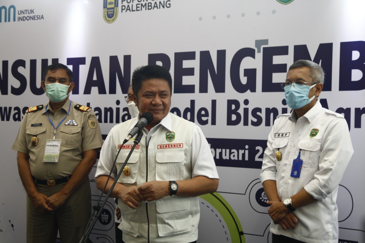 Tekad Gubernur Herman Deru Wujudkan Sumsel Jadi Daerah Lumbung Padi