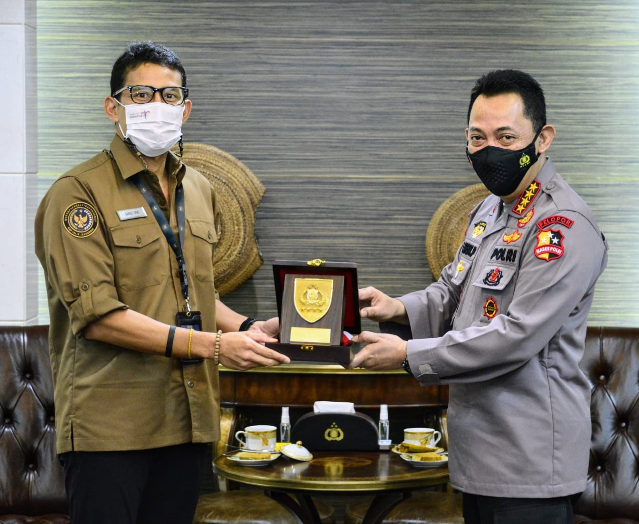 Bahas Penguatan Destinasi Wisata yang Terdampak Covid-19, Sandiaga Temui Kapolri