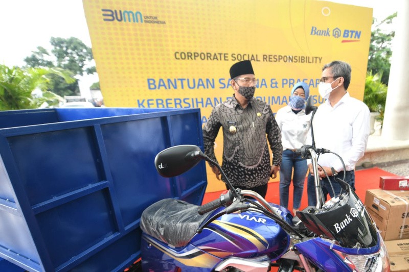 CSR BTN Berikan Fogging Di Perumahan Subsidi