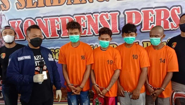 Polres Sergai Ungkap Sindikat Kasus Curanmor di Rumah Ibadah