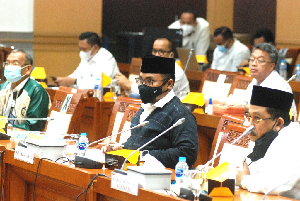 Menag Raker Dengan Komisi VIII DPR Bahas Ibadah Haji