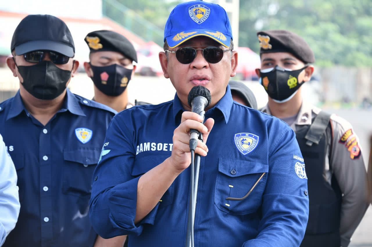 Bamsoet Buka Kejuaraan Balap Motor H.Putra Indonesia Cup Prix 2021