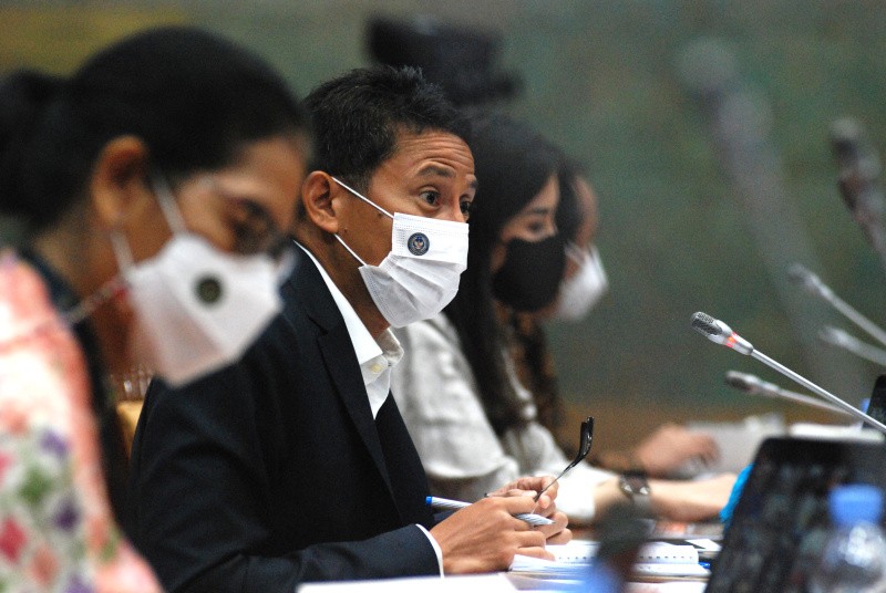 Sandiaga S Uno  Raker Dengan Komisi X DPR RI