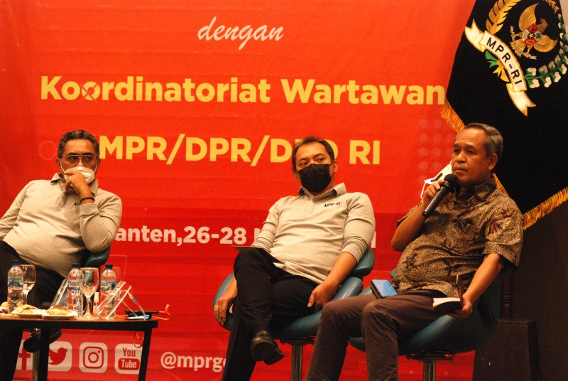 Diskusi MPR Dengan Koordinatoriat Wartawan Parlemen